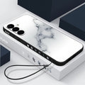 Colorful Marble Case for Samsung Galaxy S24 S23 S22 Ultra S21 S20 FE A16 A15 A25 A34 A35 A55 A52 A53 A54 5G S25 Lanyard Cover