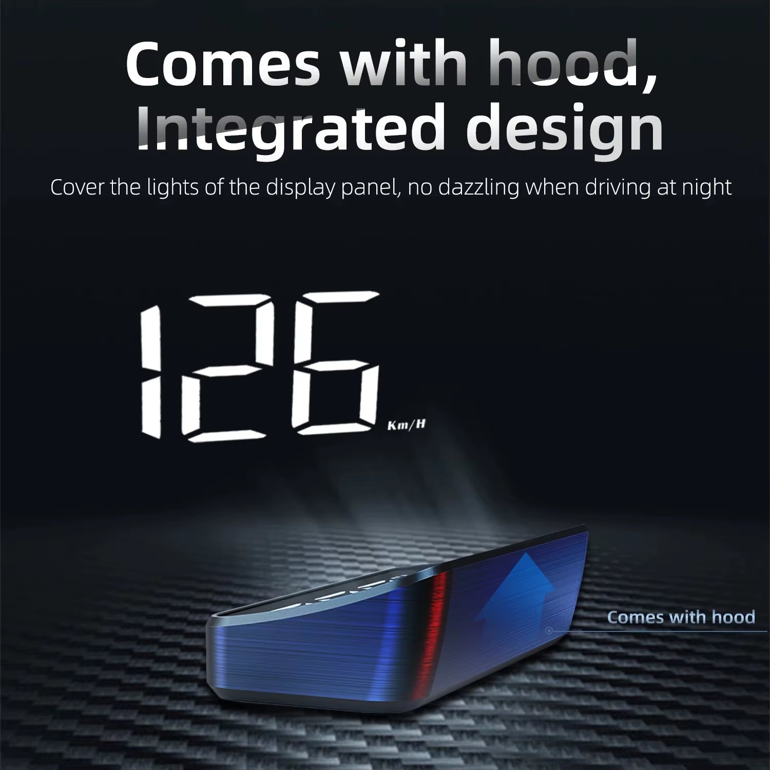 HD Car Head up Display M2 GPS Speedometer KM/H Digital HUD Windshield Projector Universal Auto Electronics Accessory