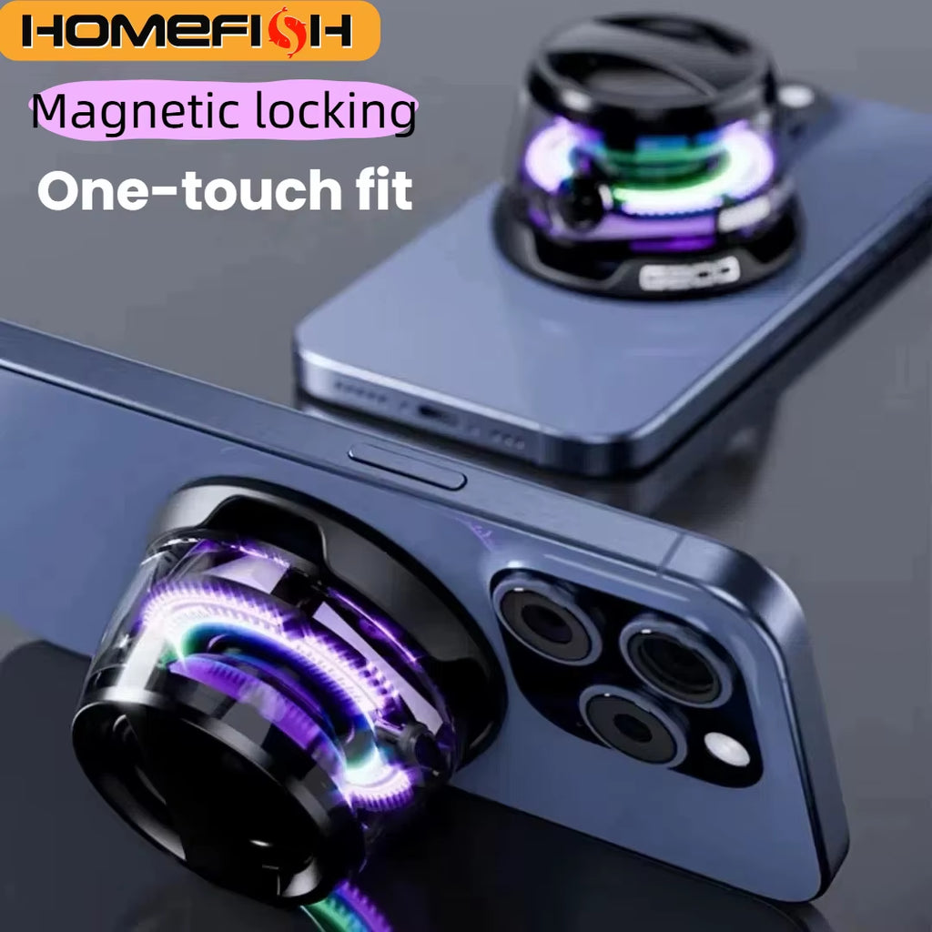 G200 Portable Bluetooth Speaker G200 RGB Lighting Magnetic Speaker BT5.3 Mini Sound Box 7 Hours Playback Phone Holder