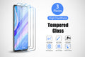 3PCS 2PCS Screen Protector for Huawei P30 P40 P20 Mate 20 Lite Y6 Y7 Tempered Glass on Huawei P Smart Z 2019 2021 Nova 5T Glass