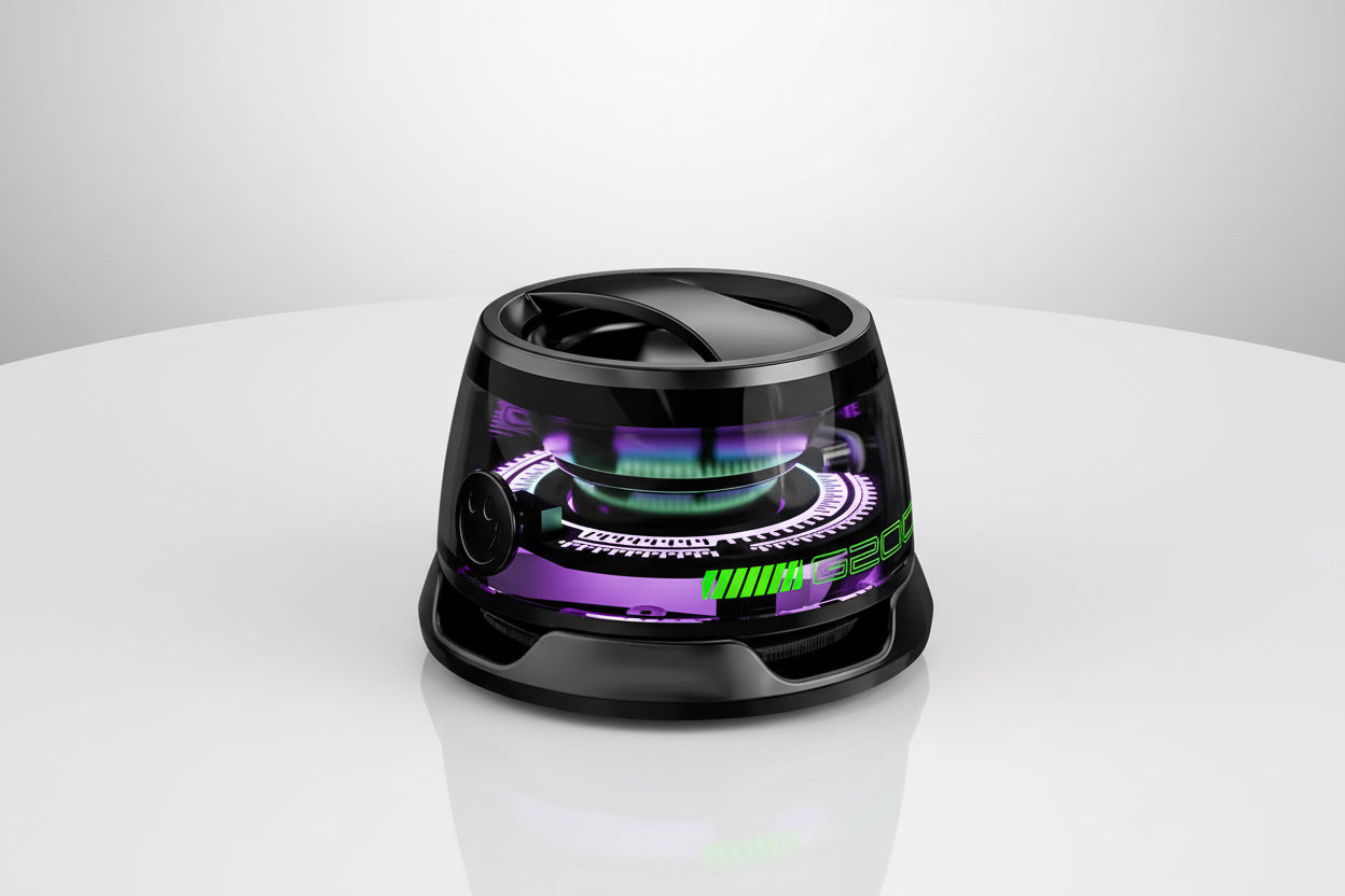 G200 Portable Bluetooth Speaker G200 RGB Lighting Magnetic Speaker BT5.3 Mini Sound Box 7 Hours Playback Phone Holder